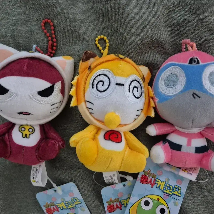 [BUNJANG] Sgt. Frog Keroro Kururu Dororo Keyring / 개구리 중사 케로로 키로로 쿠루루 도로로 키링