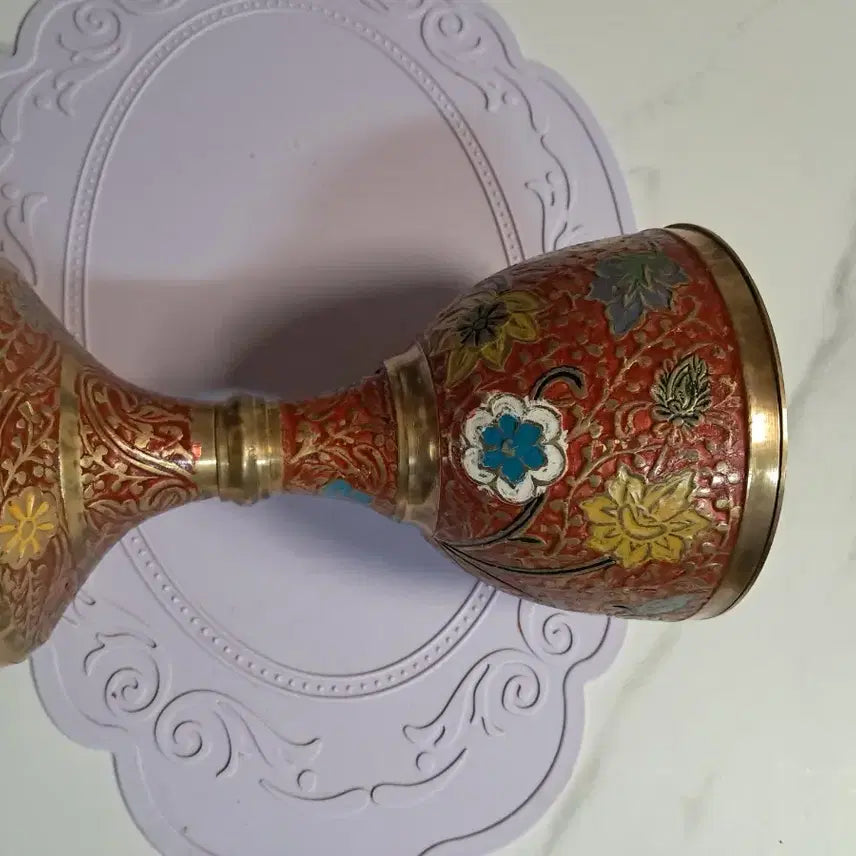 [BUNJANG] Bronze Cloisonné Cup / 동브론즈 칠보 컵 잔