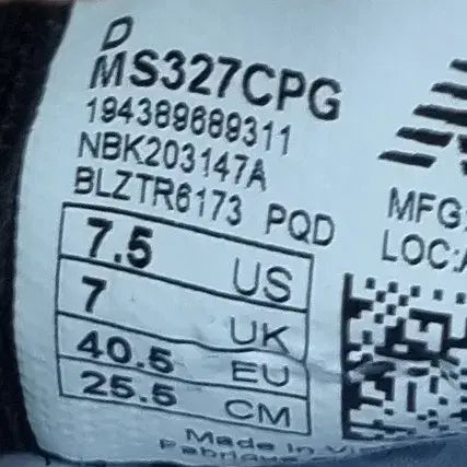 [BUNJANG] New Balance 327 Sneakers 255 / 뉴발란스 327 운동화 255