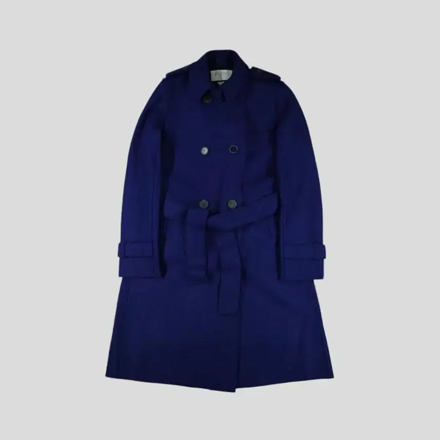 [BUNJANG] Harris Wharf London Navy Double-Button Coat / HARRIS WHARF LONDON 해리스 와프 런던 네이비 더블버튼 어