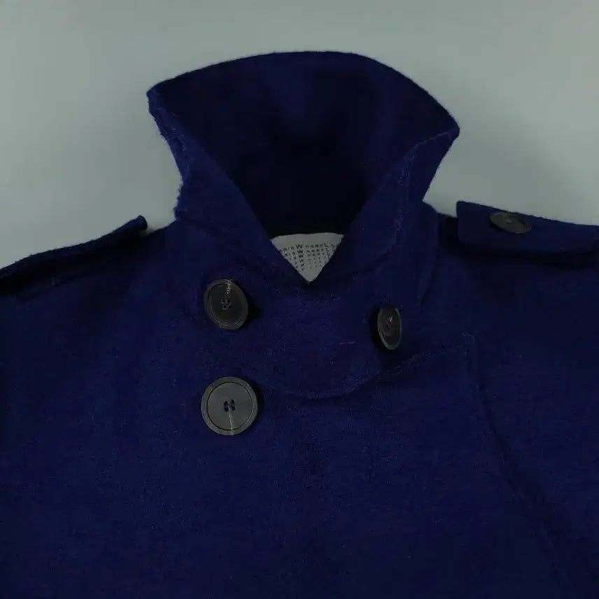 [BUNJANG] Harris Wharf London Navy Double-Button Coat / HARRIS WHARF LONDON 해리스 와프 런던 네이비 더블버튼 어