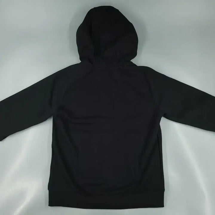 [BUNJANG] Calvin Klein Spellout Logo Raglan High Neck Cotton Blend Hoodie / 캘빈클라인 블랙 화이트 스펠아웃 로고 레글런 하이넥 코튼블렌드 후드집업