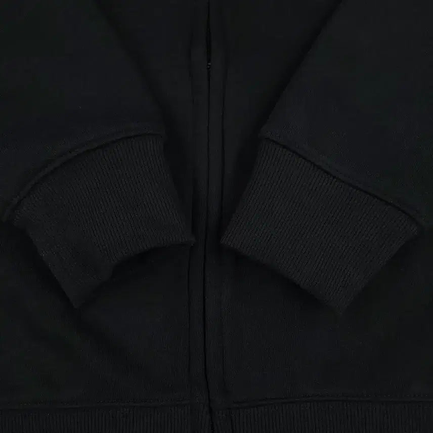 [BUNJANG] Calvin Klein Spellout Logo Raglan High Neck Cotton Blend Hoodie / 캘빈클라인 블랙 화이트 스펠아웃 로고 레글런 하이넥 코튼블렌드 후드집업