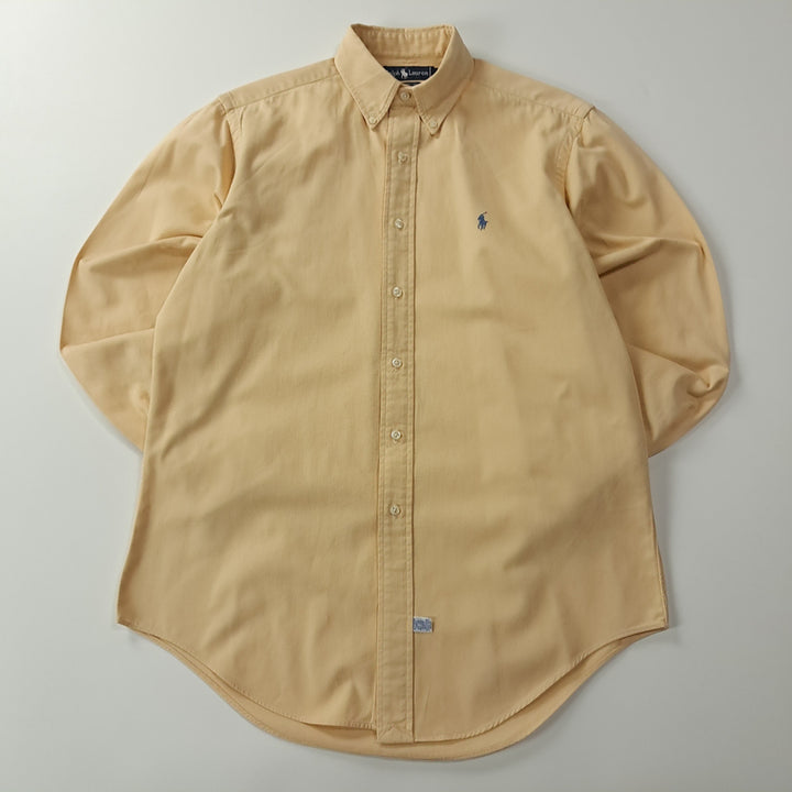 [SOLD OUT] CK267 M 폴로 90s 라이트옐로우 셔츠 남방