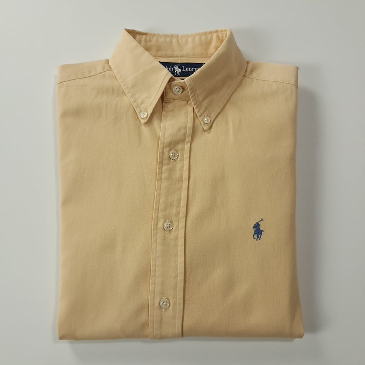 [SOLD OUT] CK267 M 폴로 90s 라이트옐로우 셔츠 남방