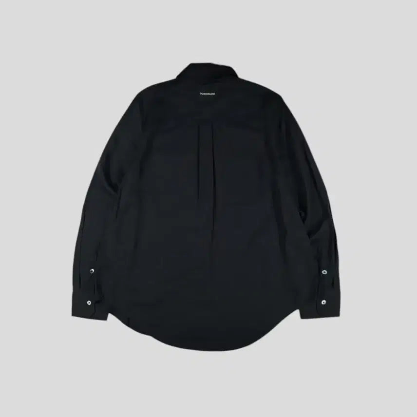 [BUNJANG] Calvin Klein Jeans Black Double Pocket Rayon Shirt / 캘빈클라인 진스 블랙 더블포켓 레이온 남방 셔츠 S