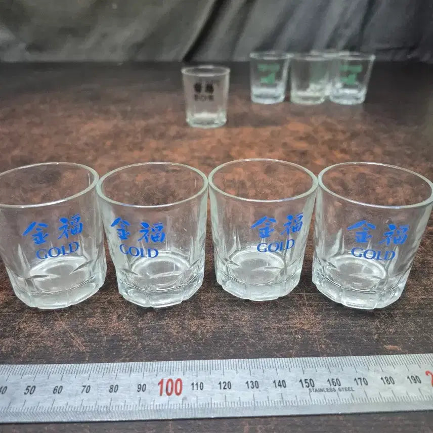 [BUNJANG] Vintage Soju Glassware Set (27 Pieces) / 1980-90년대 소주잔 금복주 경월 진로 무학 금복잔등 27점