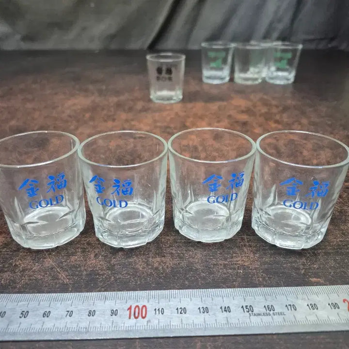 [BUNJANG] Vintage Soju Glassware Set (27 Pieces) / 1980-90년대 소주잔 금복주 경월 진로 무학 금복잔등 27점