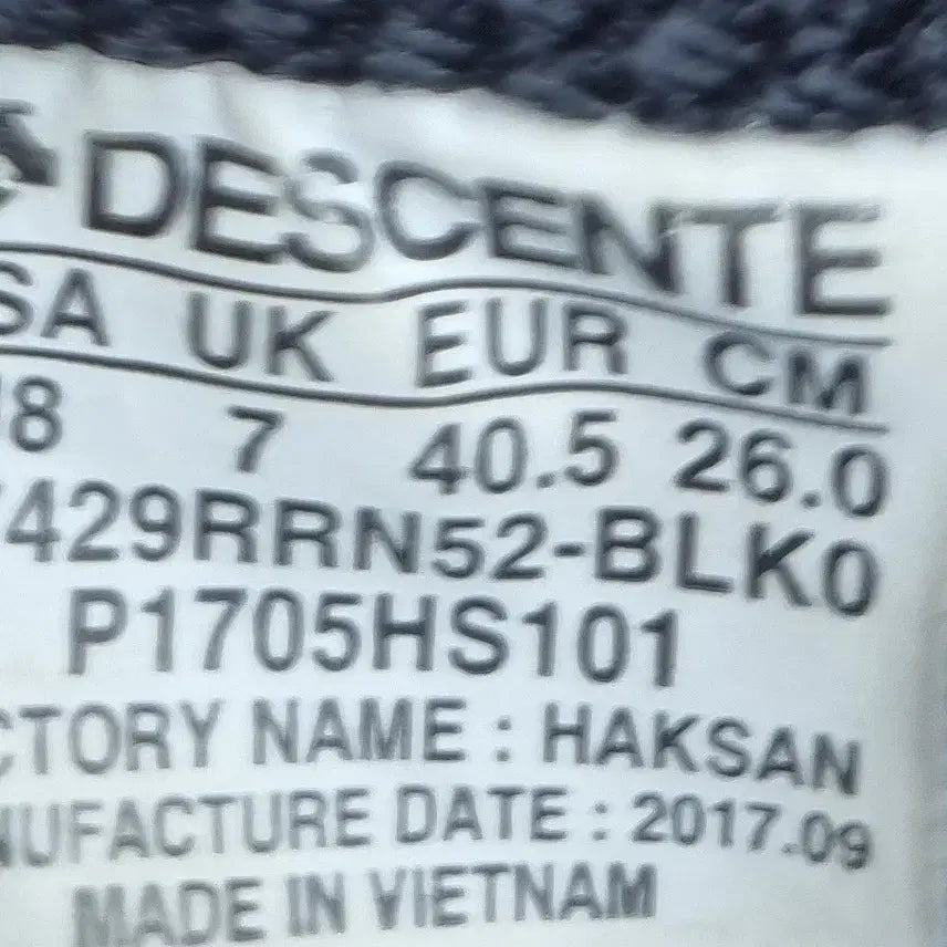 [BUNJANG] Descente Gore-Tex Running Shoes 260 / 데상트 고어텍스 런닝화 260