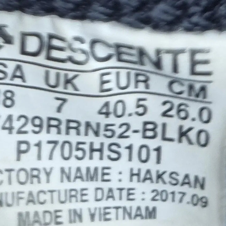 [BUNJANG] Descente Gore-Tex Running Shoes 260 / 데상트 고어텍스 런닝화 260