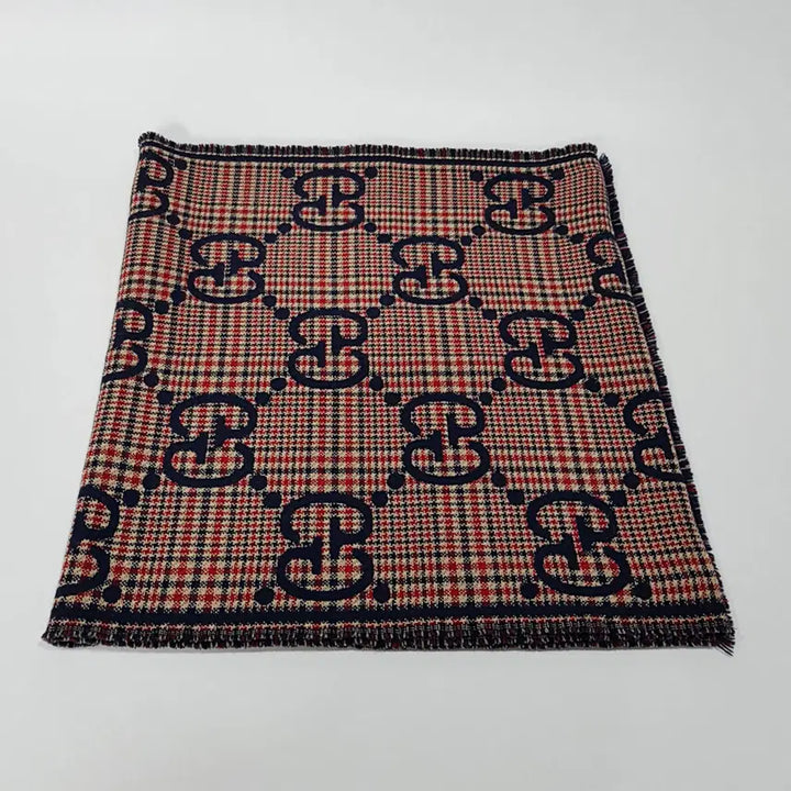[BUNJANG] Gucci GG Check Jacquard Wool Muffler / 정품) 구찌 GG 체크 자카드 울 머플러 660025