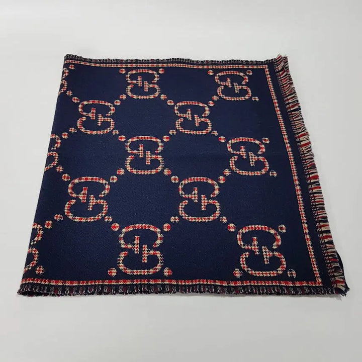 [BUNJANG] Gucci GG Check Jacquard Wool Muffler / 정품) 구찌 GG 체크 자카드 울 머플러 660025