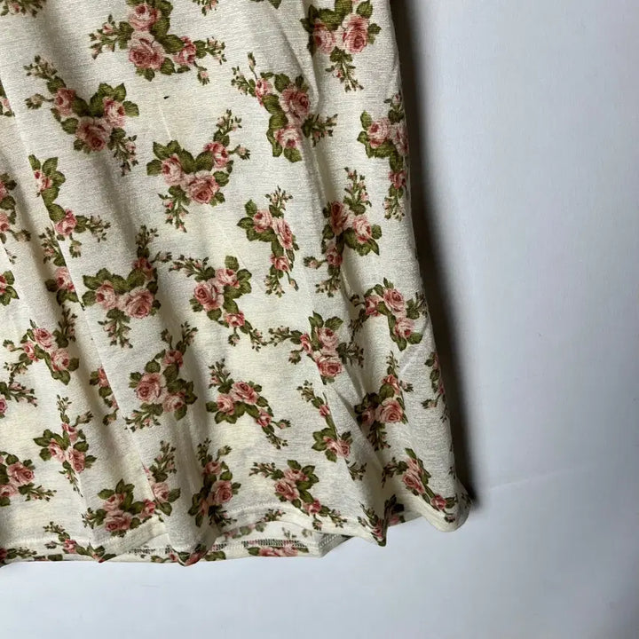 [BUNJANG] Vintage Floral See-Through Short Sleeve T-shirt / [JPN] 빈티지 러블리 플로럴 시스루 반팔티셔츠