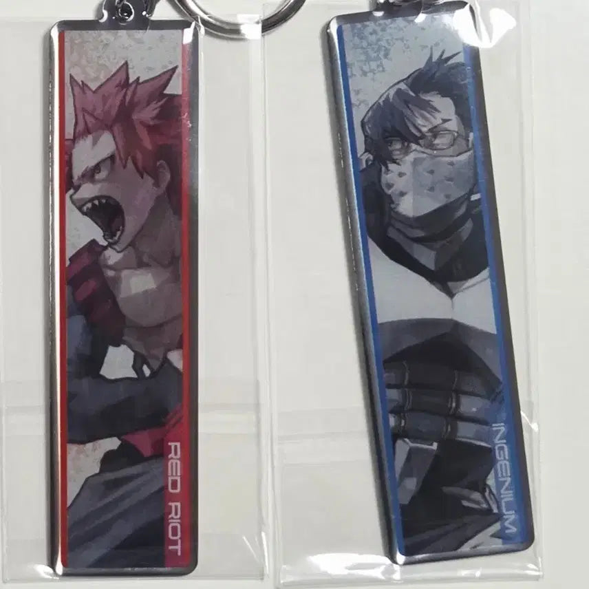 [BUNJANG] My Hero Academia Original Art Exhibition Metal Keyring (Kirishima/Iida) / 히로아카 원화전 메탈키링(키리시마/이이다)