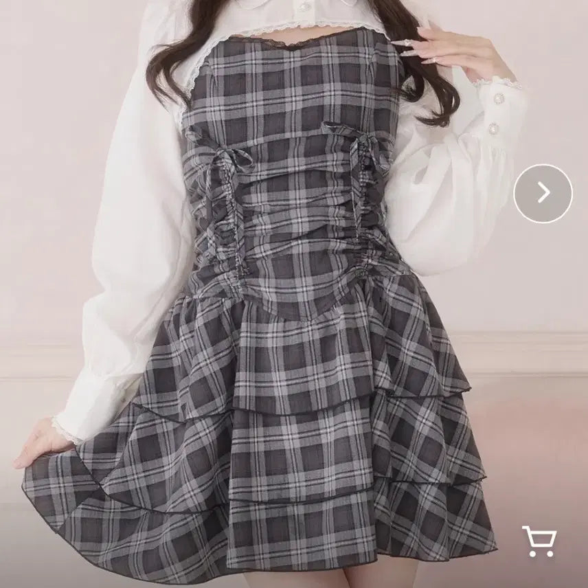 [BUNJANG] palelfy Dress and Blouse Set / 팔엘피 palelfy 원피스 블라우스 세트 양산형 지뢰계 스나계