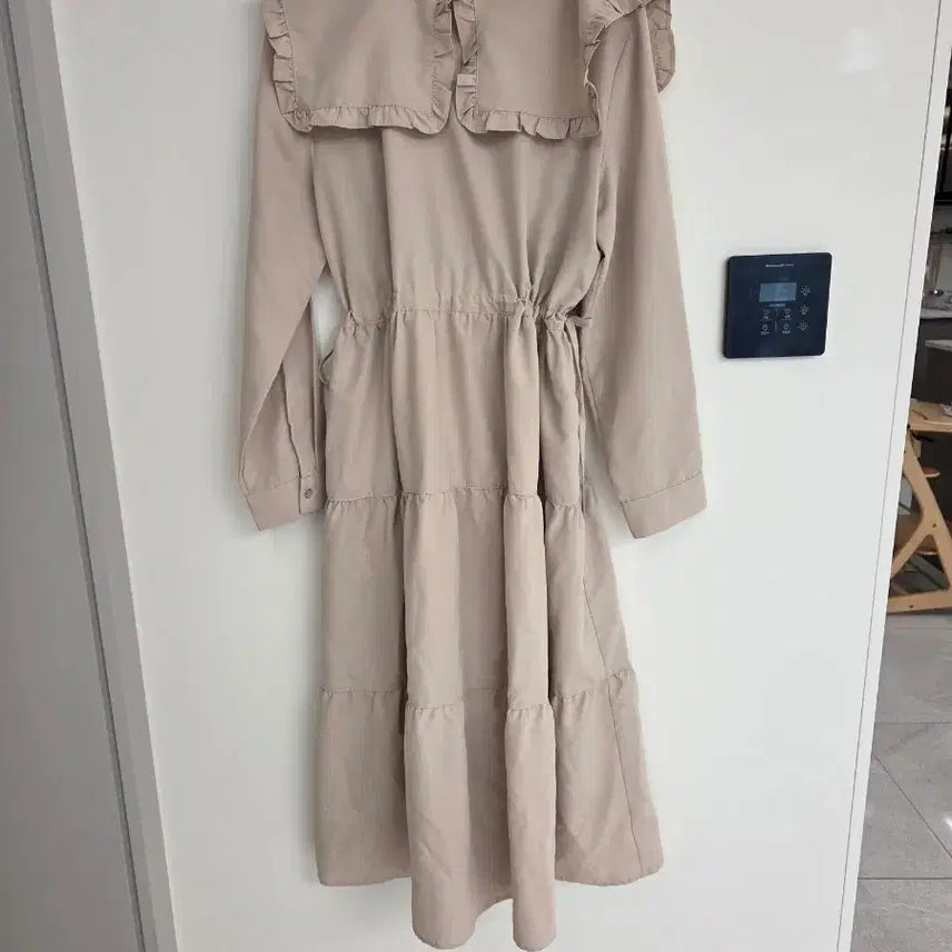 [BUNJANG] Minimal Maximal Big Collar Long Dress / 미니멀맥시멀 빅사이즈 빅카라 롱원피스