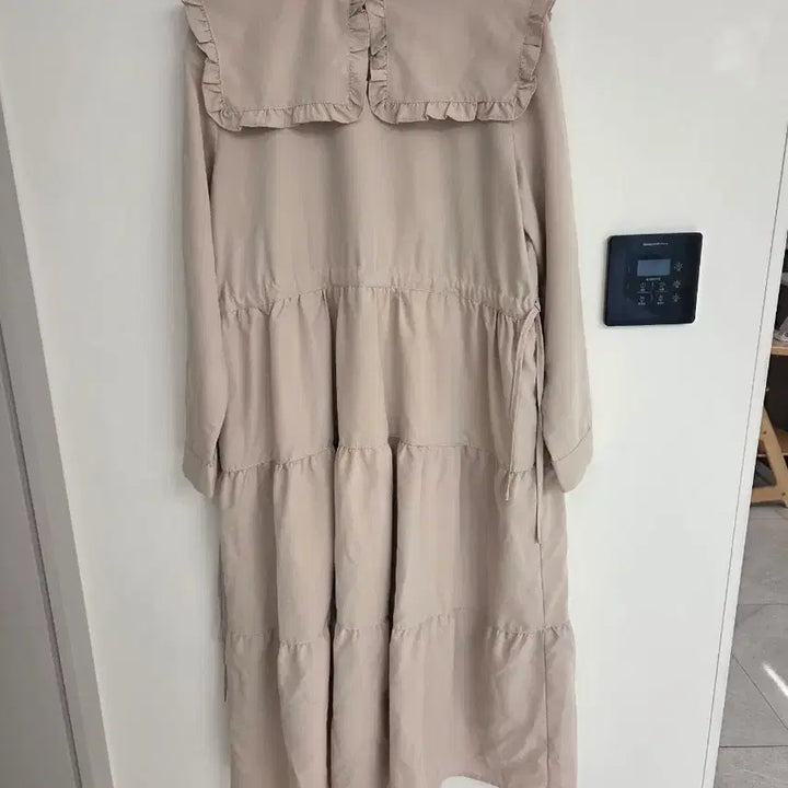 [BUNJANG] Minimal Maximal Big Collar Long Dress / 미니멀맥시멀 빅사이즈 빅카라 롱원피스