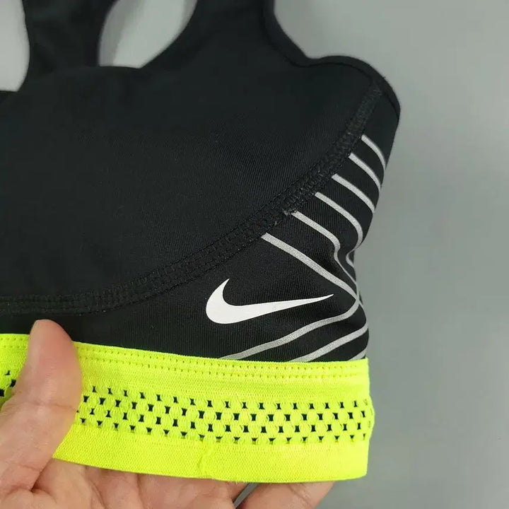 [BUNJANG] Nike Black Neon White Reflective Dri-FIT Shorts / 나이키 블랙 네온형광 화이트 배색 스우시 로고 리플렉티브 라이닝 드라이핏