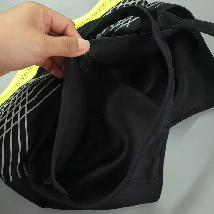 [BUNJANG] Nike Black Neon White Reflective Dri-FIT Shorts / 나이키 블랙 네온형광 화이트 배색 스우시 로고 리플렉티브 라이닝 드라이핏