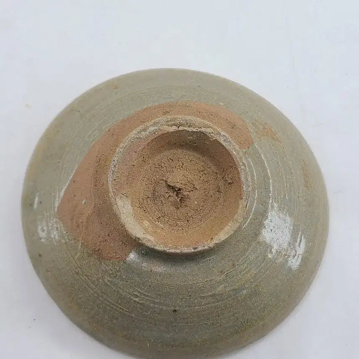 [BUNJANG] Celadon Porcelain Swirl Pattern Plate / 회오리문 도자기 굽 접시