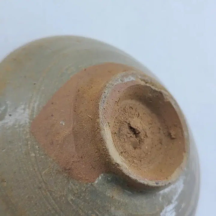 [BUNJANG] Celadon Porcelain Swirl Pattern Plate / 회오리문 도자기 굽 접시