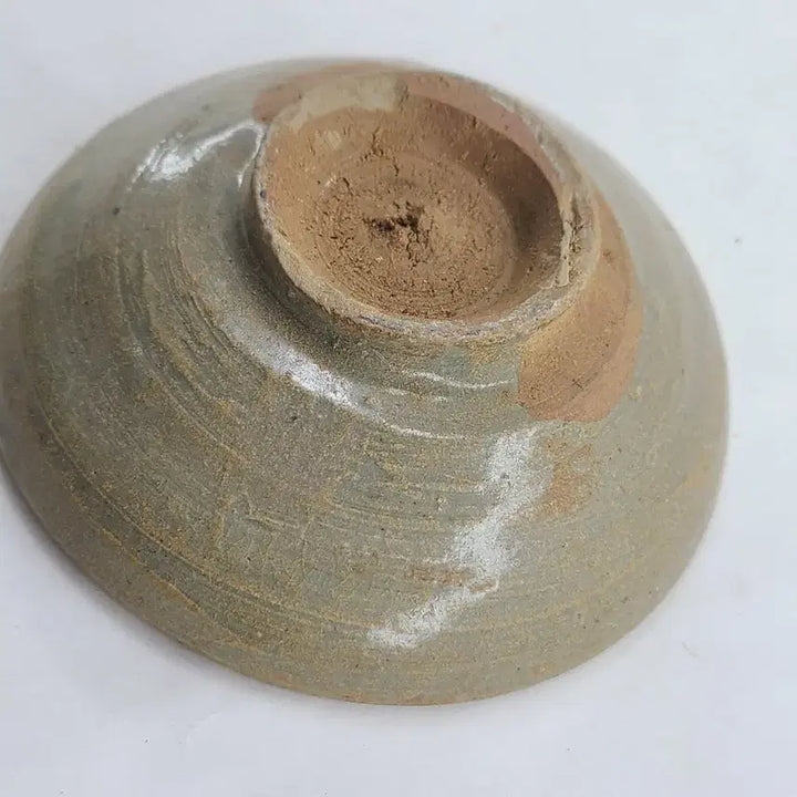 [BUNJANG] Celadon Porcelain Swirl Pattern Plate / 회오리문 도자기 굽 접시