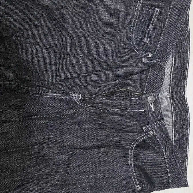 [BUNJANG] Black Wide-Leg Jeans / 보세 흑청바지 와이드핏 판매해요