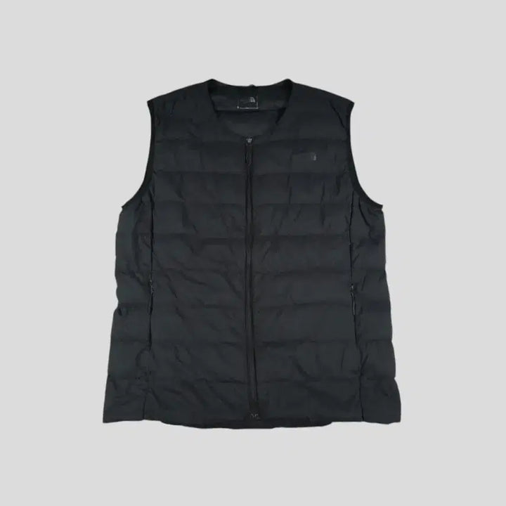 [BUNJANG] The North Face Black Tone-on-Tone Logo Superlight Duck Down Vest / 노스페이스 블랙 톤톤 로고 슈퍼라이트 덕다운 오리털 경량 패딩조끼 패딩베