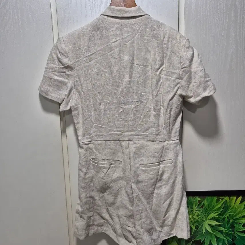 [BUNJANG] Stylenanda Linen Short Sleeve Jumpsuit / (타임세일)(새상품)스타일난다 린넨 반팔 점프수트