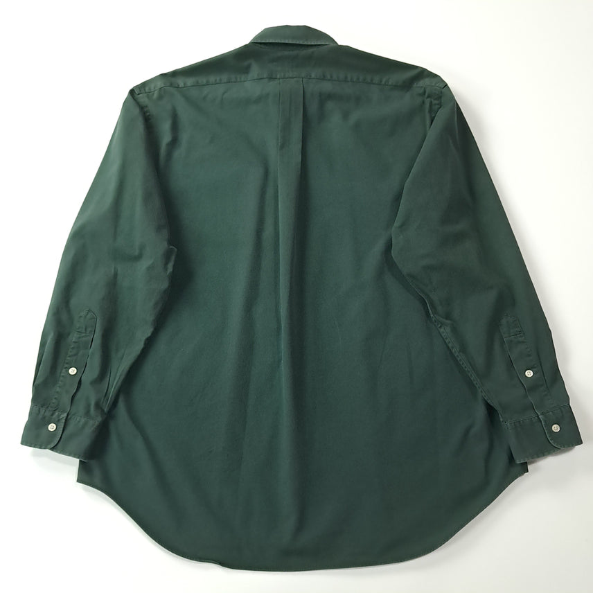 [SOLD OUT] CK269 L 폴로 90s 미국판 블레어 다크틸그린 셔츠 남방