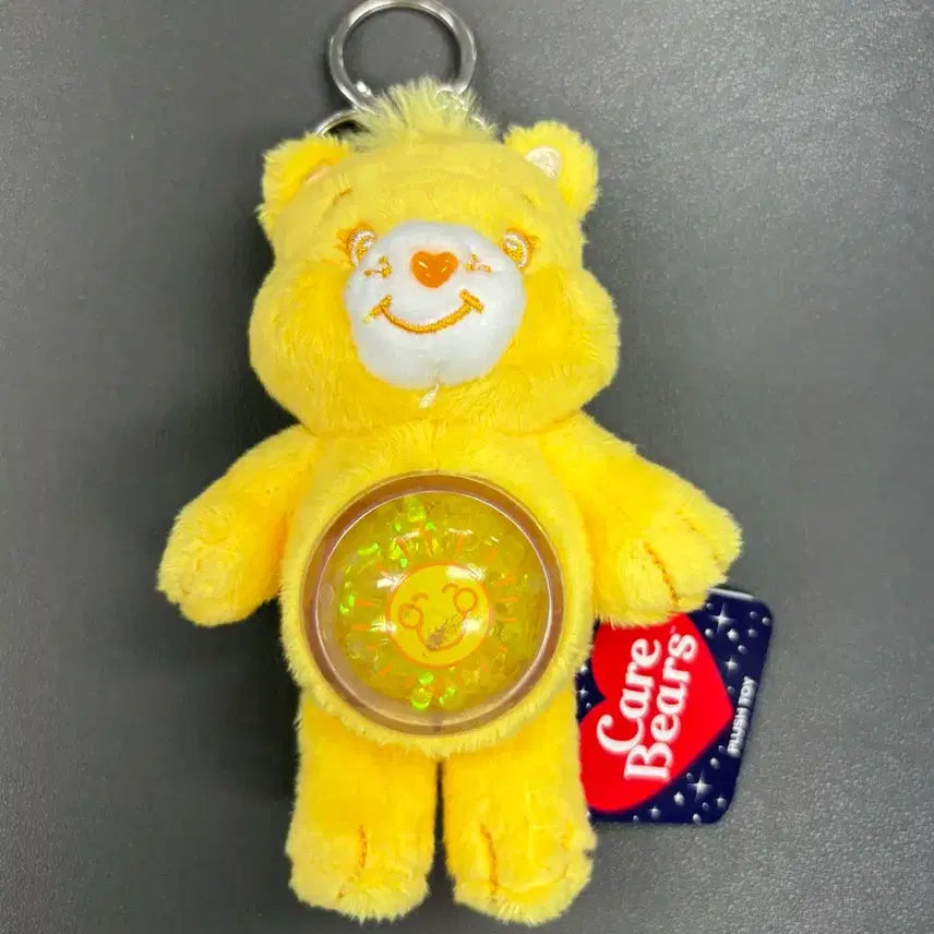 [BUNJANG] Care Bears Yellow Plush Keychain / (미사용) 케어베어 옐로우 인형 키링 12cm