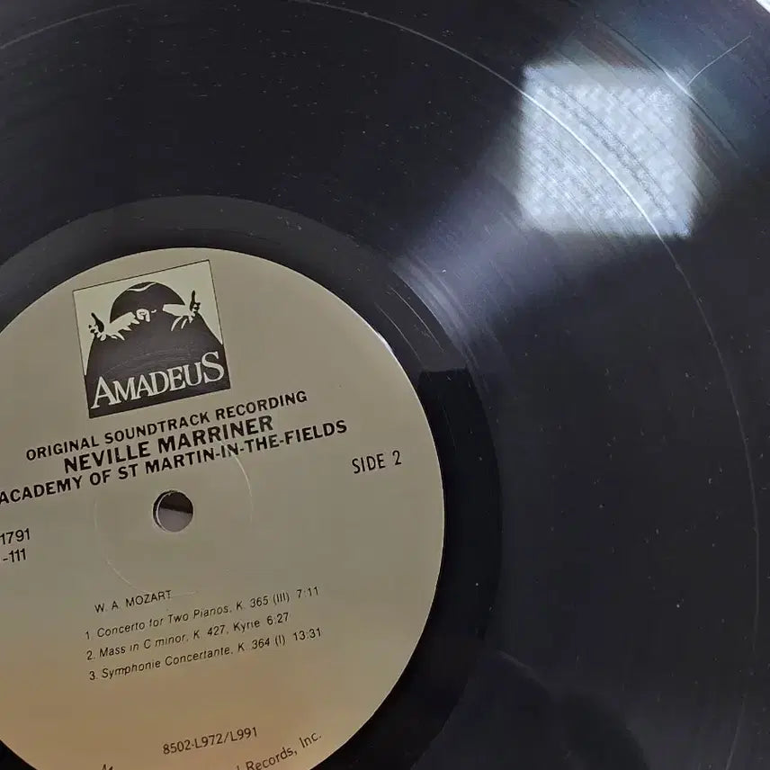 [BUNJANG] Amadeus OST 2LP Vinyl Record / 아마데우스 OST 2LP