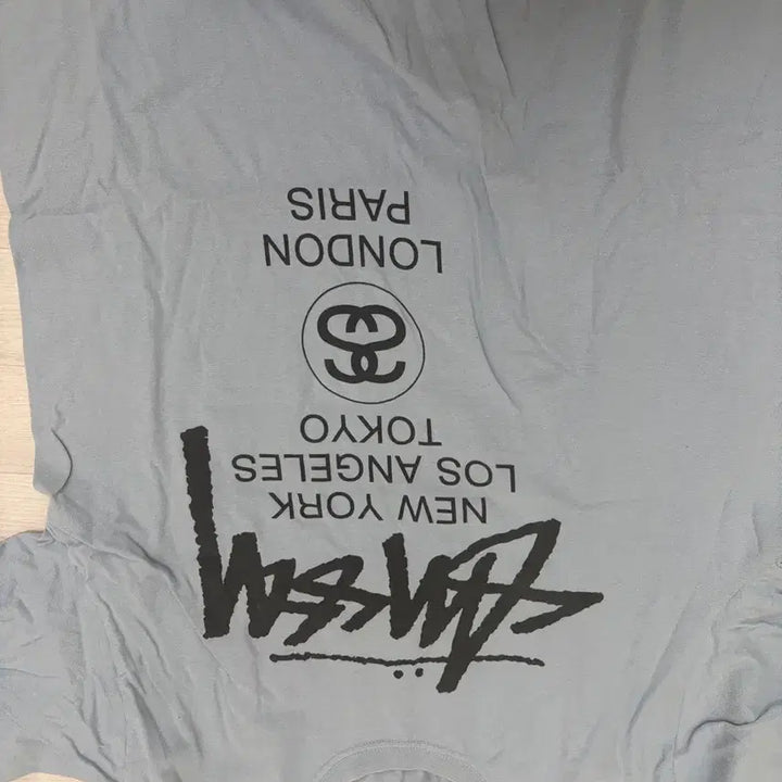 [SOLD OUT] 스투시 월드투어 반팔 티셔츠 하늘색