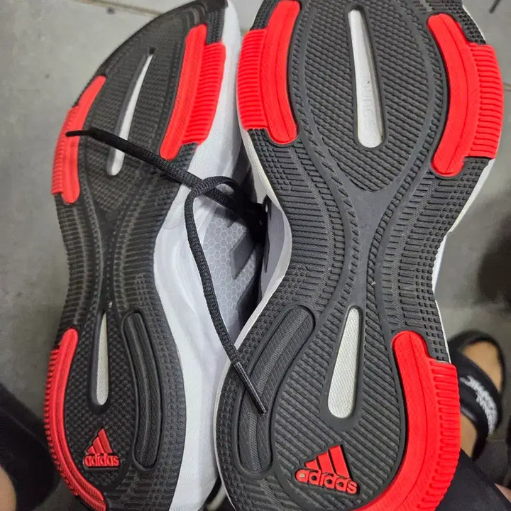 [BUNJANG] Adidas Gray/Orange Sneakers 245 / 아디다스 회색/주황 운동화245