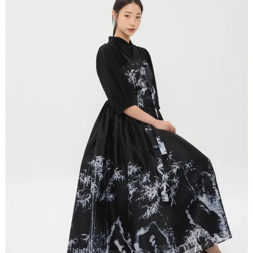 [BUNJANG] Jarac Select Jukseokdo Maxi Dress / 자락셀렉트 죽석도 말기드레스