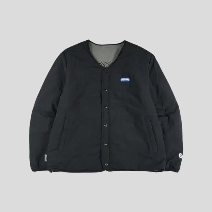[BUNJANG] Outdoor Reversible Quilted Jacket / OUTDOOR 아웃도어 블랙 그레이 배색 물결퀼팅 리버시블 체스트포켓 플