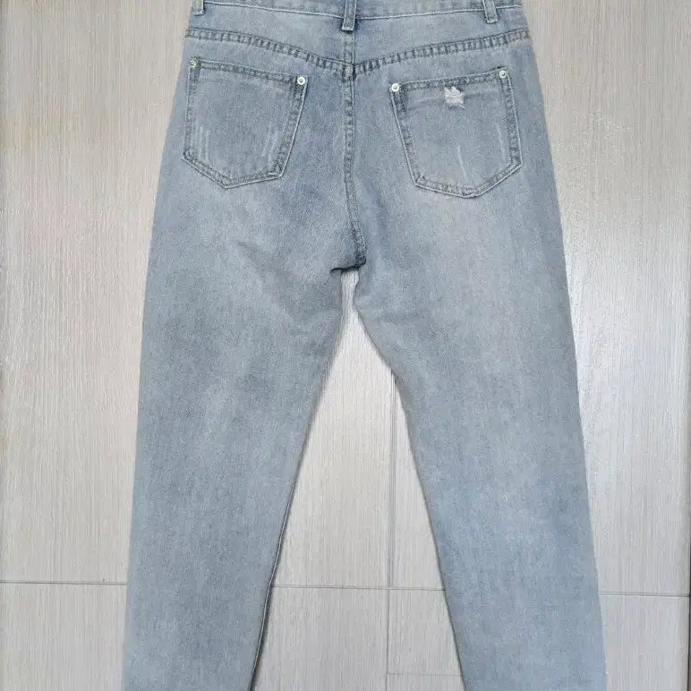 [SOLD OUT] 사이즈 28~29/ 자수 찢청바지