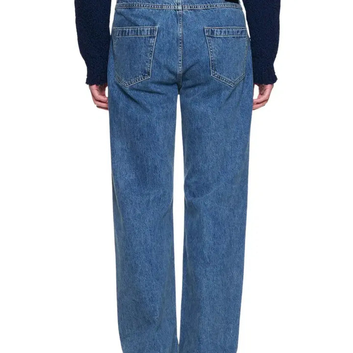 [BUNJANG] Wooyoungmi Straight Denim Pants - Blue - 48 / (새제품)우영미/블루 스트레이트 데님 팬츠/48