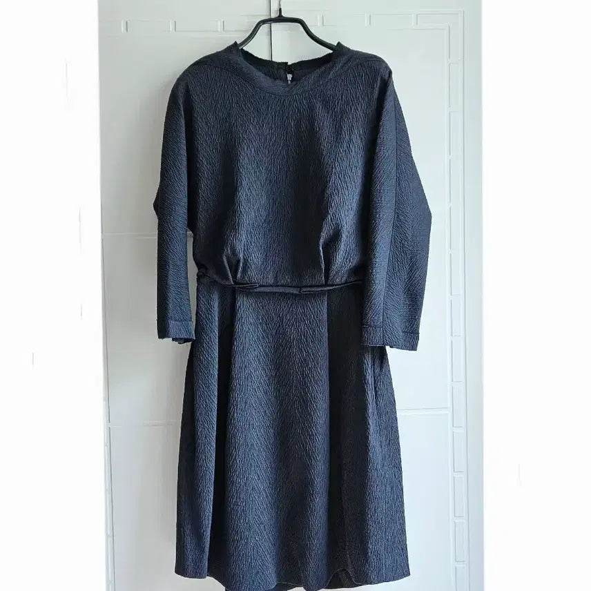 [BUNJANG] MINE Navy Dress / 마인 7부소매 원피스