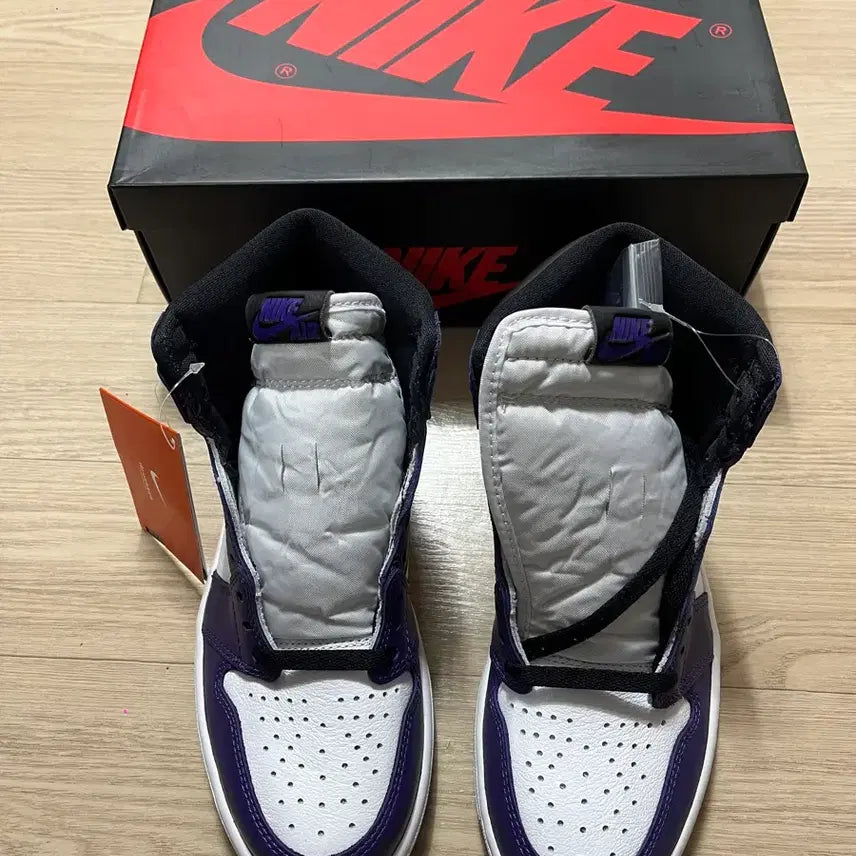 [BUNJANG] Nike Air Jordan 1 High Purple Sneakers / 나이키 에어 조던1 하이 퍼플