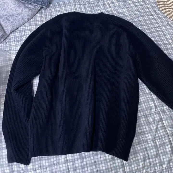 [BUNJANG] A.P.C. Knit Dark Navy Sweater / (XL사이즈)아페쎄 니트 다크네이비 판매해요