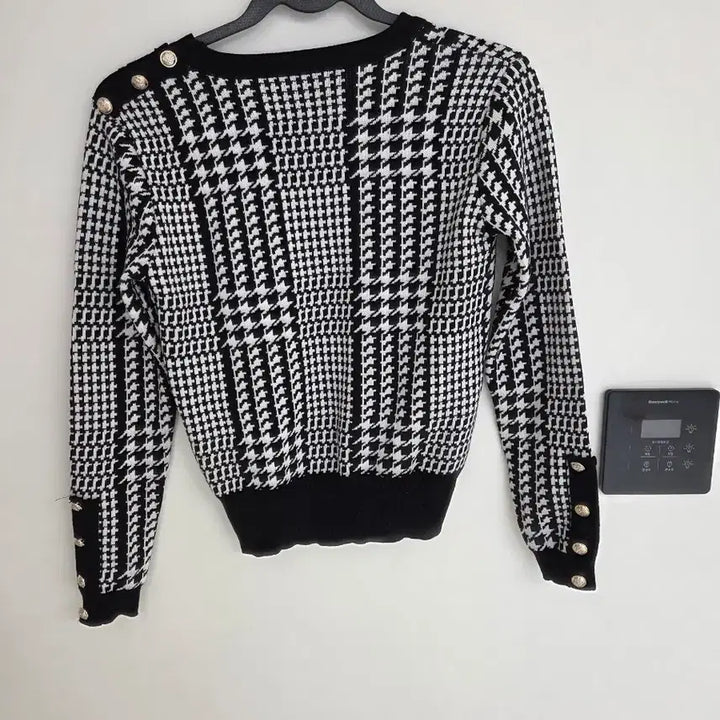 [BUNJANG] Houndstooth Knit Sweater / 하운드체크 니트