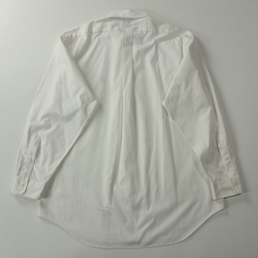 [SOLD OUT] CK270 L 폴로 90s 핀포인트 멀티포니 화이트 셔츠 남방