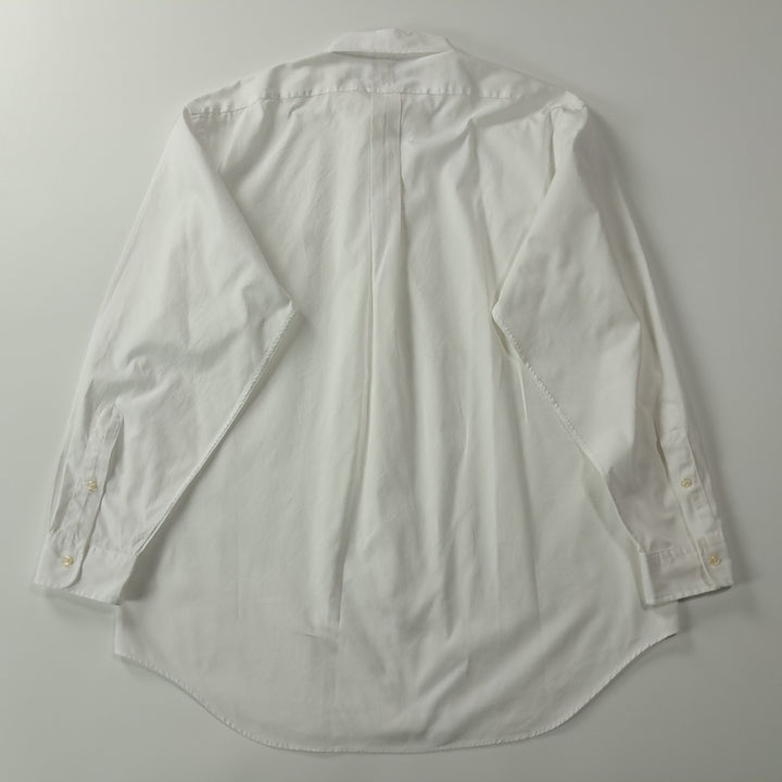 [SOLD OUT] CK270 L 폴로 90s 핀포인트 멀티포니 화이트 셔츠 남방