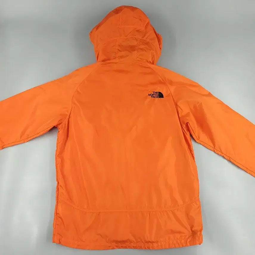 [BUNJANG] The North Face White Label Orange/Black Logo Raglan Ripstop Glash Hood Lightweight Jacket / 노스페이스 화이트라벨 오렌지 블랙 로고 레글런 립스탑 글래쉬 후드 경량