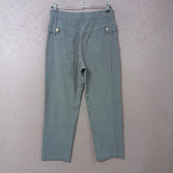 [BUNJANG] B4-17 System Gray Linen Blend Pants Women / B4-17/시스템 그레이 마혼방 팬츠 여성