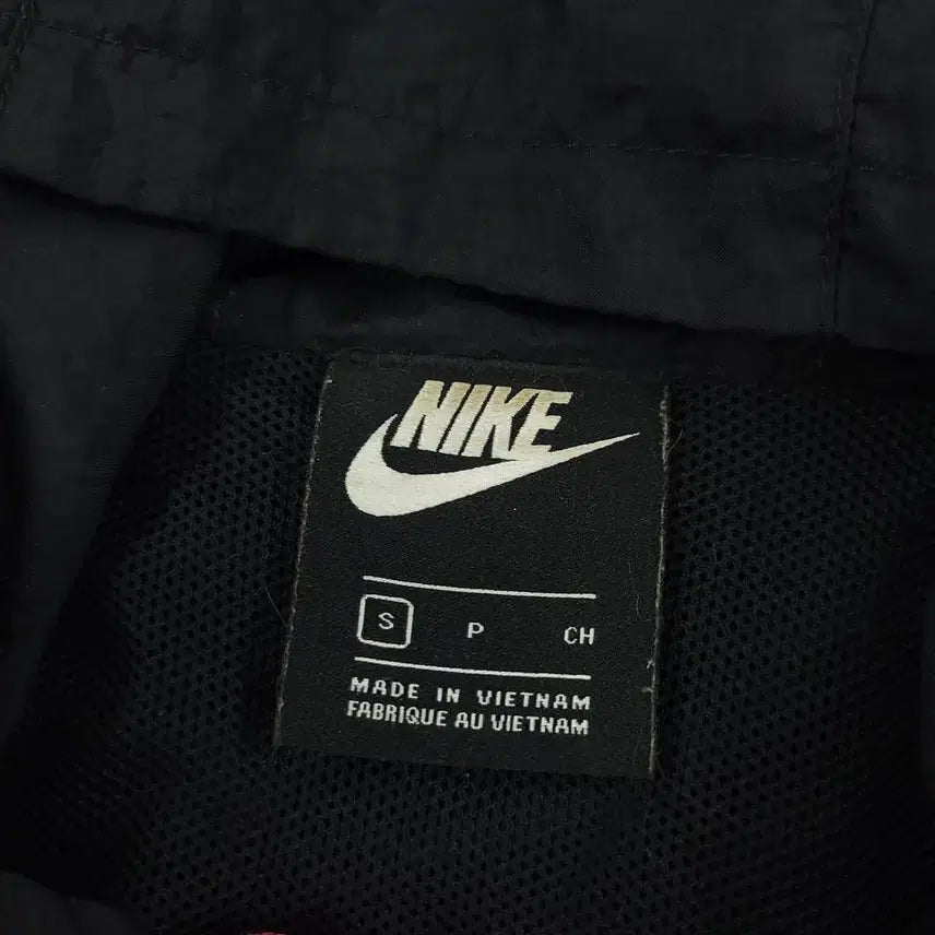 [BUNJANG] Nike Futura Logo Nylon Hooded Jacket / 나이키 블랙 퍼플 아이보리 배색 퓨추라로고 도트패턴 이너메쉬 나일론 후드