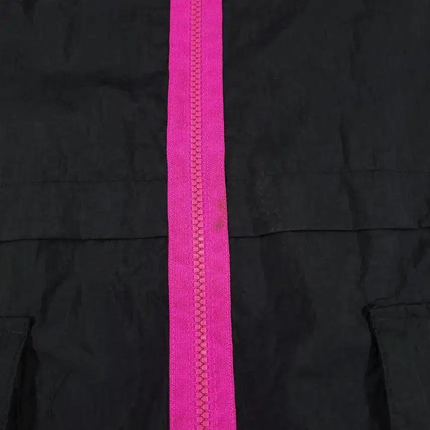 [BUNJANG] Nike Futura Logo Nylon Hooded Jacket / 나이키 블랙 퍼플 아이보리 배색 퓨추라로고 도트패턴 이너메쉬 나일론 후드