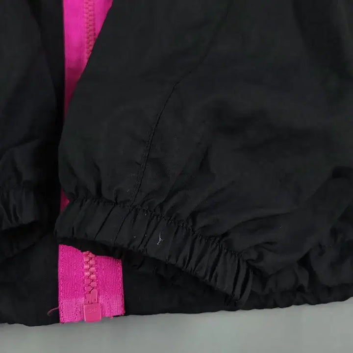 [BUNJANG] Nike Futura Logo Nylon Hooded Jacket / 나이키 블랙 퍼플 아이보리 배색 퓨추라로고 도트패턴 이너메쉬 나일론 후드