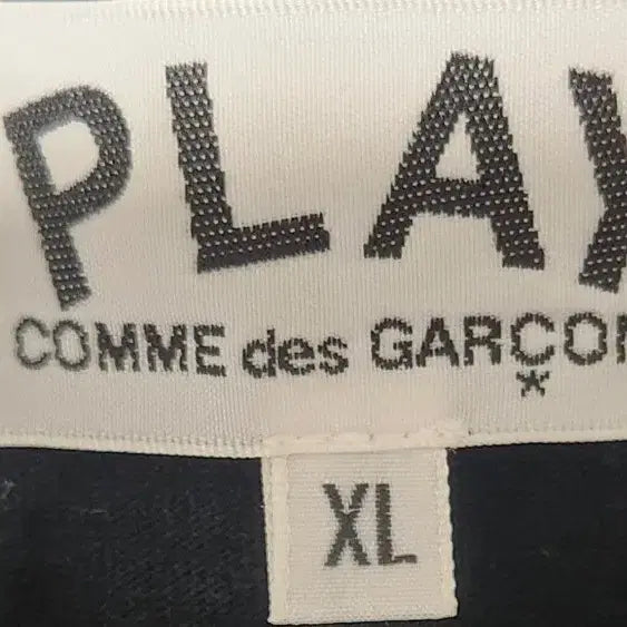 [BUNJANG] Comme des Garcons Play Black T-Shirt XL / 꼼데가르송 플레이 검정 반팔 티셔츠 XL